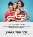 Tata Cliq Women's Day Sale: Up to 75% Off + 10% Extra Off on Women's fashion...