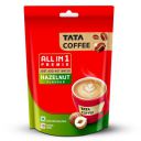 Tata Coffee All in 1 Premix, Hazelnut Flavour, 160g (10 Sachets x 16g)...
