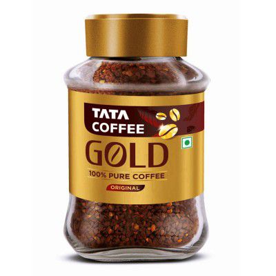 Tata Coffee Gold Original, Instant & Pure Coffee Jar, 90/95 Gm