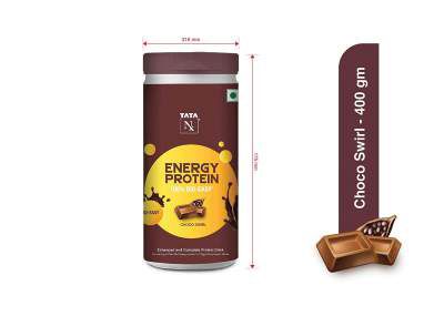 TATA NX Energy Protein Choco Swirl Flavour Jar 400 g