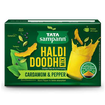 Tata Sampann Haldi Doodh Mix with Cardamom & Black Pepper, 50g