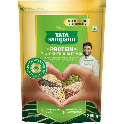 Tata Sampann Protein 7-in-1 Seed & Nut Mix | Contains Roasted Pumpkin