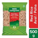 Tata Sampann Red Rice Poha Aval with High Dietary Fibre, 500 g...
