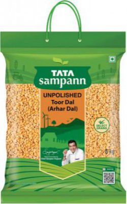 Tata Sampann Toor/Arhar Dal (Split) (5 kg)