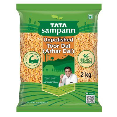 Tata Sampann unpolished Toor Dal, 2 Kg