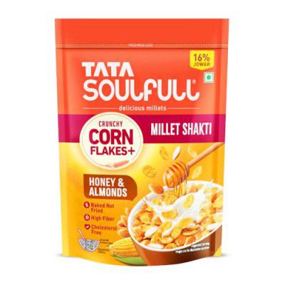 Tata Soulfull Corn Flakes+, Honey & Almonds, 170g