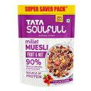 Tata Soulfull Millet Muesli, Fruit & Nut, 25% Delicious Millets, 90%, Source Of Protein, 700g/1 kg (Weight May Vary)...