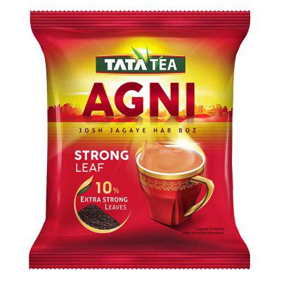 Tata Tea Agni 10% Extra Strong Leaves, Special Blend Tea, 250g Pack