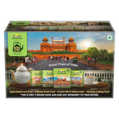 Tata Tea Premium | Street Chai of India | Assorted Pack of 4 Street Chai  4x250g
