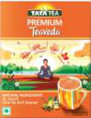 Tata Tea Premium Teaveda Tulsi, Cardamom, Ginger Black Tea Box  (500 g)