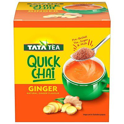 Tata Consumer products Tea Quick Chai Ginger 10s, 140 g