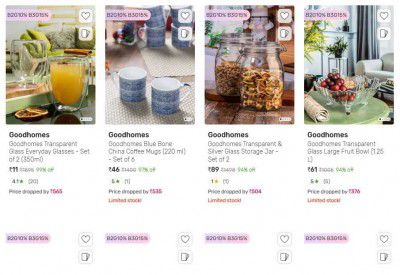 Tatacliq : UPTO 99% OFF | Goodhomes Home & Kitchen Products