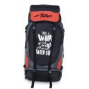 Tatters 55 LTR Rucksack Travel Backpack Bag for Trekking, Hiking with Shoe Compartment (Orange)...