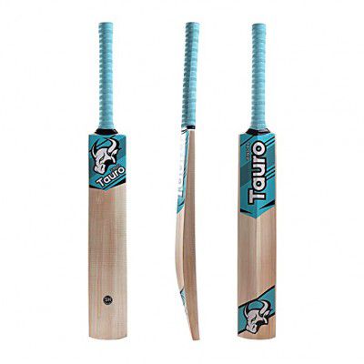TAURO ZING XL Kashmir Willow Cricket Bat - Full Size SH, for Leather Ball, SH