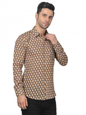 TB Trybuy.in Edgy-Romantic Exclusive Cotton Casual Full Sleeves Printed Shirt for Men