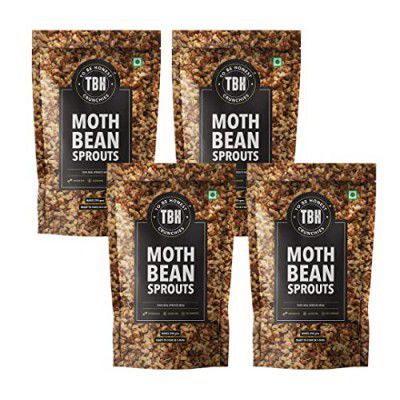 TBH - To Be Honest Moth Bean Sprout, Ready to Cook Sprout in 5 Minutes |- Pack of 4 (95 gm)