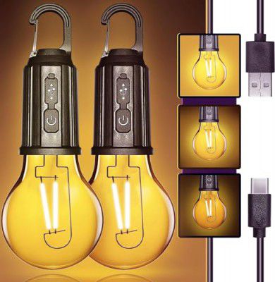 TCCO ENTERPRISE Rechargeable Camping Lights, Waterproof LED Tent Lights with USB Cable, 3 Modes Hanging Camping Lantern, Hanging Lamp