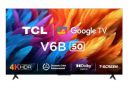 TCL (50") Metallic Bezel-Less Series 4K Ultra HD Smart LED Google TV 50V6B (Black)...