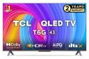 TCL 43" 4K Ultra HD Smart QLED Google TV 43T6G...