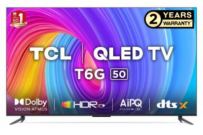TCL 50T6G 50 inches 4K Ultra HD Smart QLED Google TV