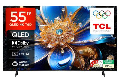 TCL (55") 4K UHD Smart QLED Google TV 55T6D