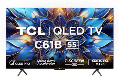 TCL (55") 4K Ultra HD Smart QLED Google TV 55C61B