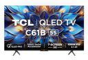 TCL (55") 4K Ultra HD Smart QLED Google TV 55C61B...