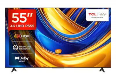 TCL (55") Metallic Bezel-Less Series 4K Smart LED TV 55P655