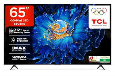TCL 65" Inches 4K Ultra HD Smart QD-Mini LED Google TV 65C6KS