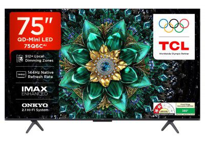 TCL (75") 4K UHD Smart QD-Mini LED Google TV 75Q6C