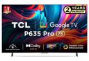 TCL 75" Bezel-Less Full Screen Series Ultra HD 4K Smart LED Google TV 75P635 Pro...