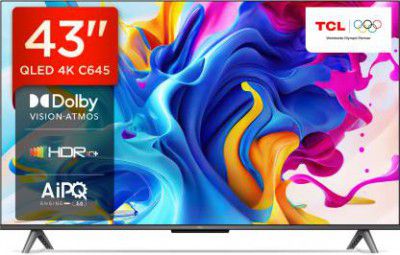 TCL C645 43" QLED Ultra HD (4K) Smart Google TV  (43C645)