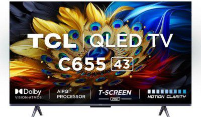 TCL C655 43" QLED Ultra HD (4K) Smart Google TV (43C655)