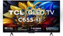 TCL C655 43" QLED Ultra HD (4K) Smart Google TV (43C655)...