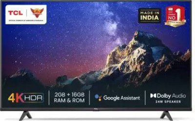 TCL P616 139 cm (55 inch) Ultra HD (4K)  TV with Dolby Audio  (55P616)