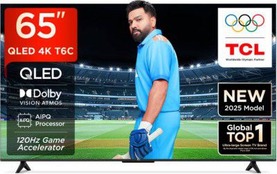 TCL T6C (65") QLED Ultra HD (4K) Smart Google TV 2025 Edition (65T6C)