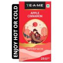 TE-A-ME Apple Cinnamon Tea - 25 Tea Bags | Fruit Tea Bags | Non Caffeine Tea | Sugar Free...