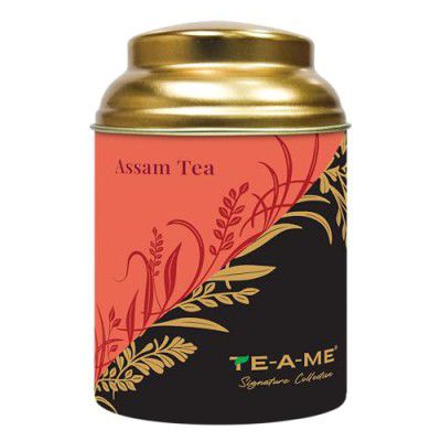 TE-A-ME Assam Leaf Tea Tin- 50g | Assam Leaf | Loose Tea Leaves