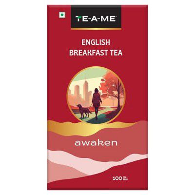 TE-A-ME Black English Breakfast Tea 100 TB | Tea Bags 100