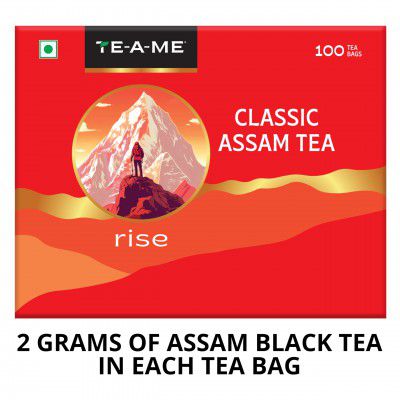 TE-A-ME Classic Assam Black Tea - 100 Tea Bags