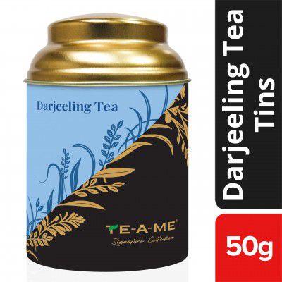 TE-A-ME Darjeeling Black Tea Tin, 50 Grams | Black Tea | DarjeelingTea