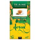 TE-A-ME Detox Cardamom Turmeric Herbal Infusion Tea, 25 Infusion Tea Bags...