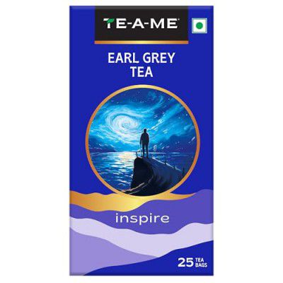 TE-A-ME Earl Grey Tea Bags - 25 Pcs | Earl Grey Tea
