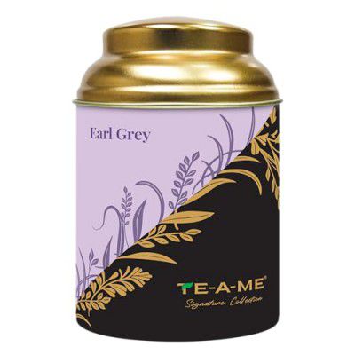 TE-A-ME Earl Grey Tea Tin 50 Grams | Black Tea | Earl Grey Tea