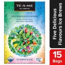 TE-A-ME Ice Tea Mix - Flavours | 15 Tea Bags | Sugar Free Iced Tea...