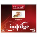 TE-A-ME Indulge Masala (Spice) Black Tea, 100 Tea Bags | 100% Natural Real Spices - Ginger(Adrak), Cinnamon, Black Pepper, Clove, Nutmeg | Strong and Flavourful Masala Chai...