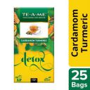 Te-A-Me Infusion Tea - Cardamom Turmeric, 100% Natural, 50 g (25 Bags x 2 g each)...