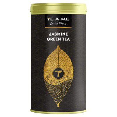 TE-A-ME Jasmine Green Tea Tin, 50 GMS, 50g