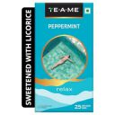 TE-A-ME Peppermint Tea - 25 Bags|Herbal Tea|Herbal Tea Bags|100% Natural Ingredients - Pure Peppermint & Licorice Root|100% Caffeine Free Tea - 25N (25 N x 1.5 g = 37.5 g)...