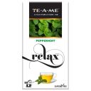 TE-A-ME Relax Peppermint Herbal Infusion Tea, 25 Tea Bags | 100% Natural Ingredients - Peppermint Leaves and Licorice Root | Refresh your Mood | 100% Caffeine Free...